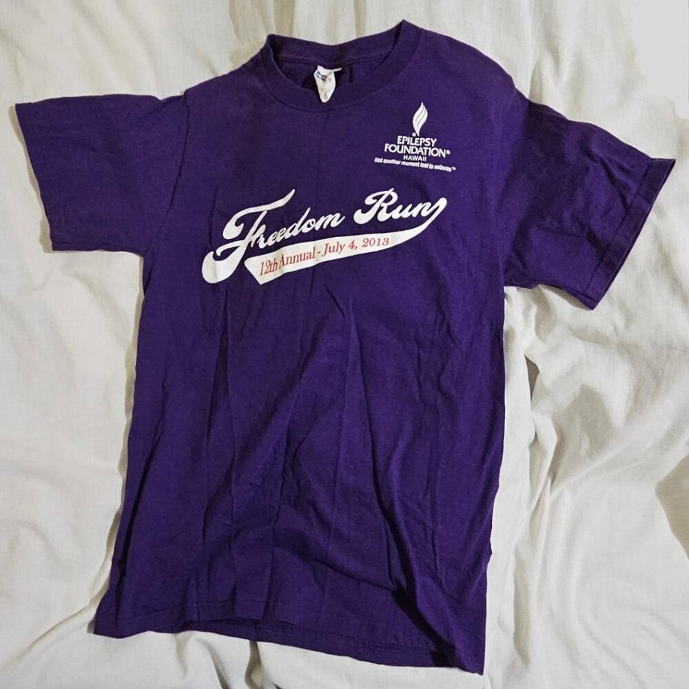 Jerzees Purple Shirt
